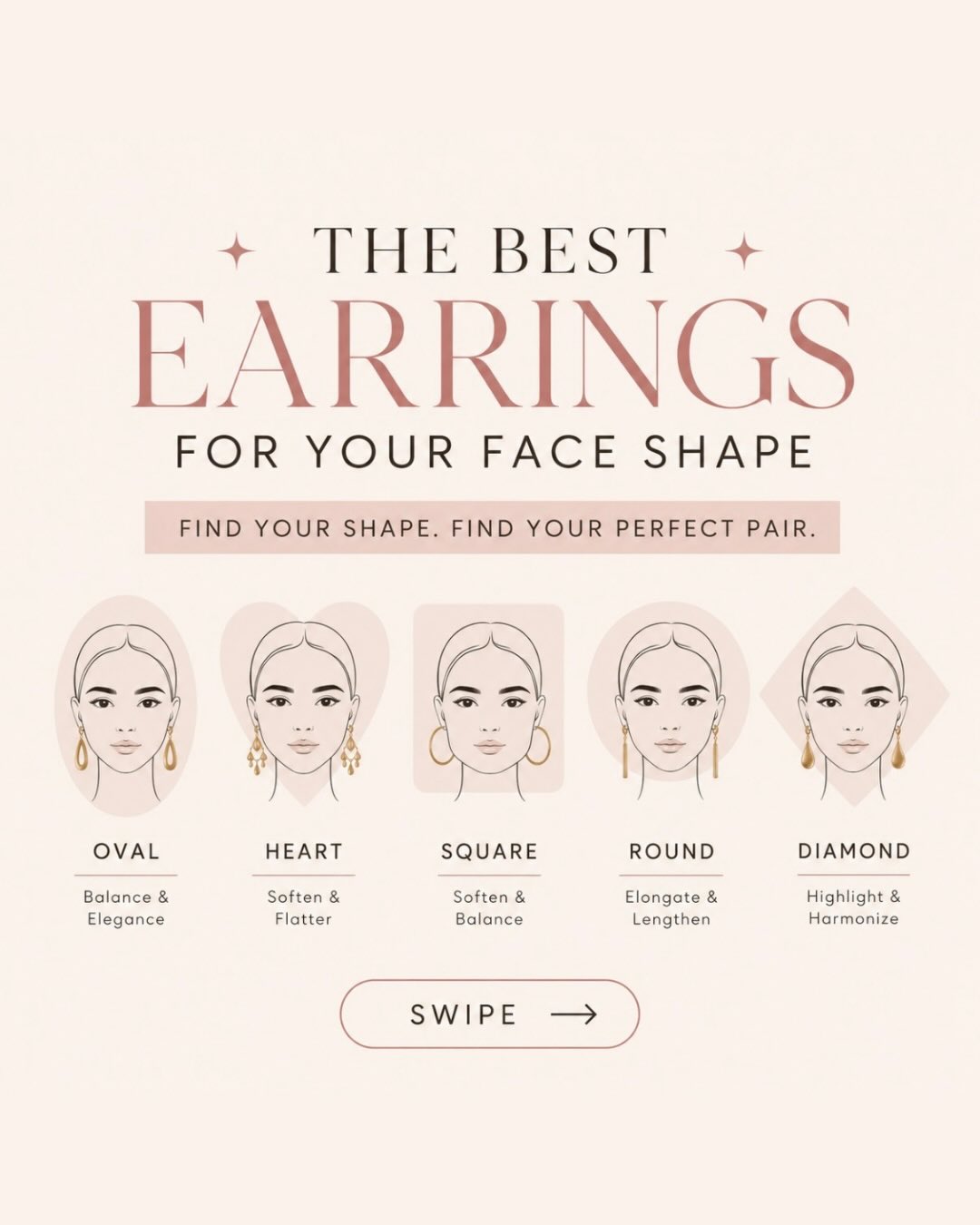 Fun Earrings Friday! 

Which face shape are you and I can help you pick out the perfect earrings!