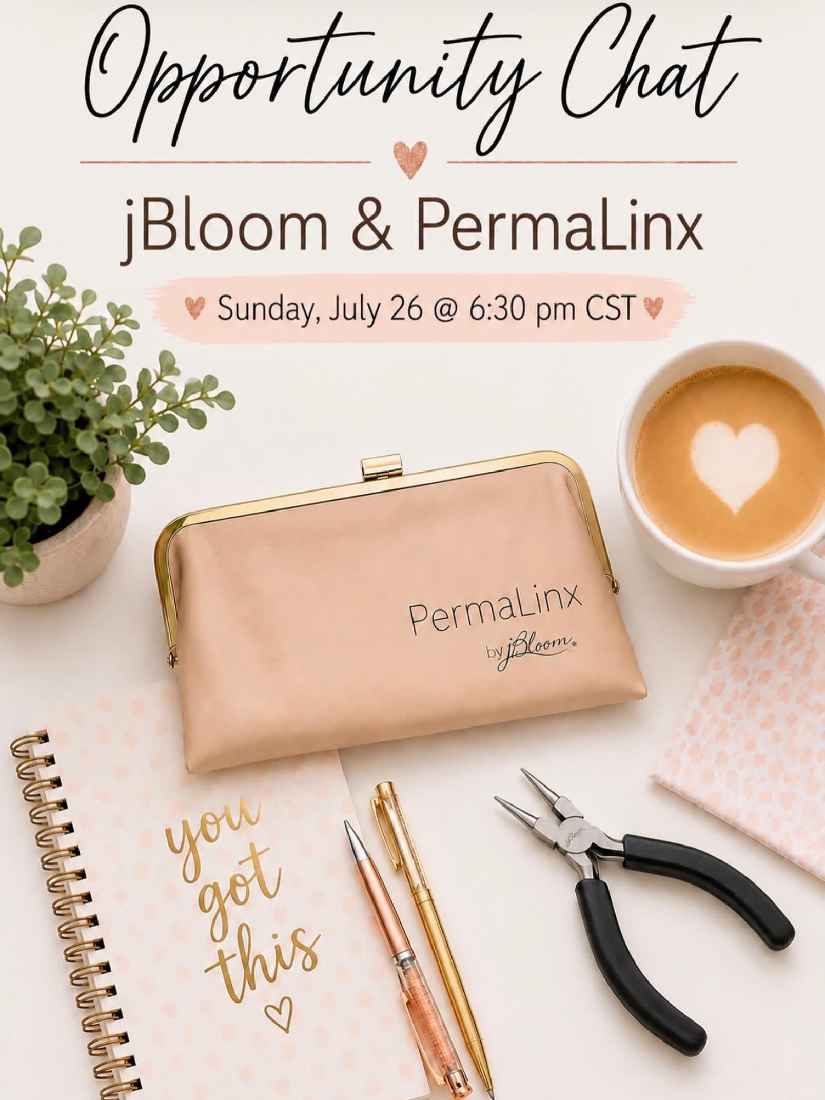 What if one conversation could completely change your next chapter? 👀

If you’ve been curious about:
✨ Earning extra income
✨ Starting a side hustle
✨ Permanent Jewelry
✨ Working with an amazing community of women

…this is for you!

Join me for a casual Opportunity Chat on Sunday, July 26 at 6:30 PM CST.

No pressure.
No sales pitch.
Just real answers to your questions.

Comment INFO or send me a DM and I’ll save you a spot! 💕

#permanentjewelrybusiness #jewelrybusiness #businessopportunity